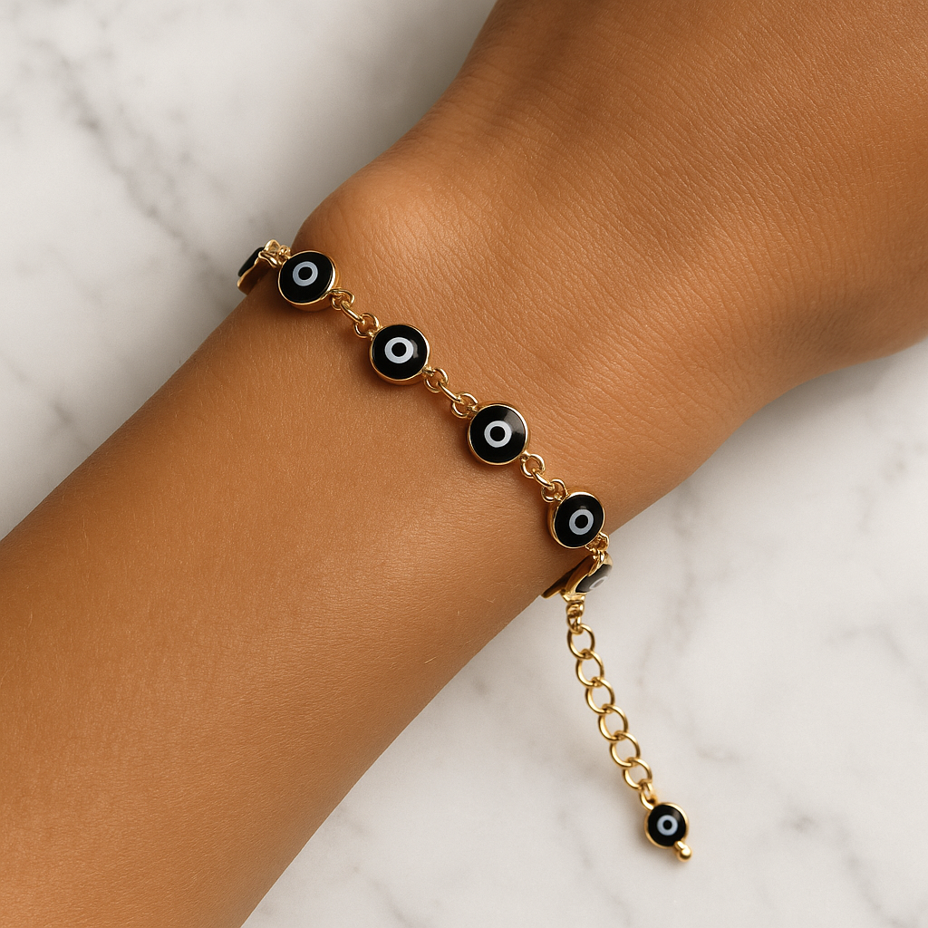Black Eye Charm Bracelet