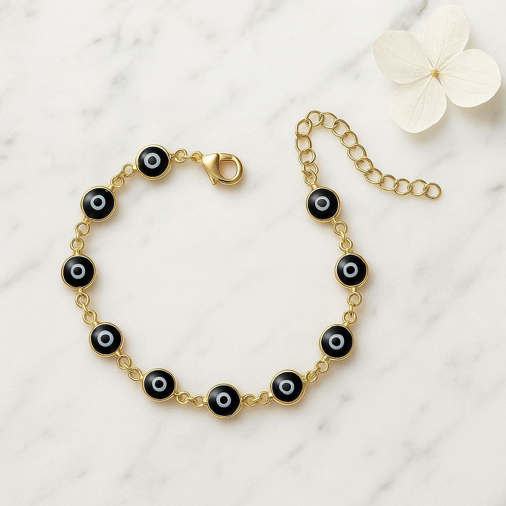Black Eye Charm Bracelet