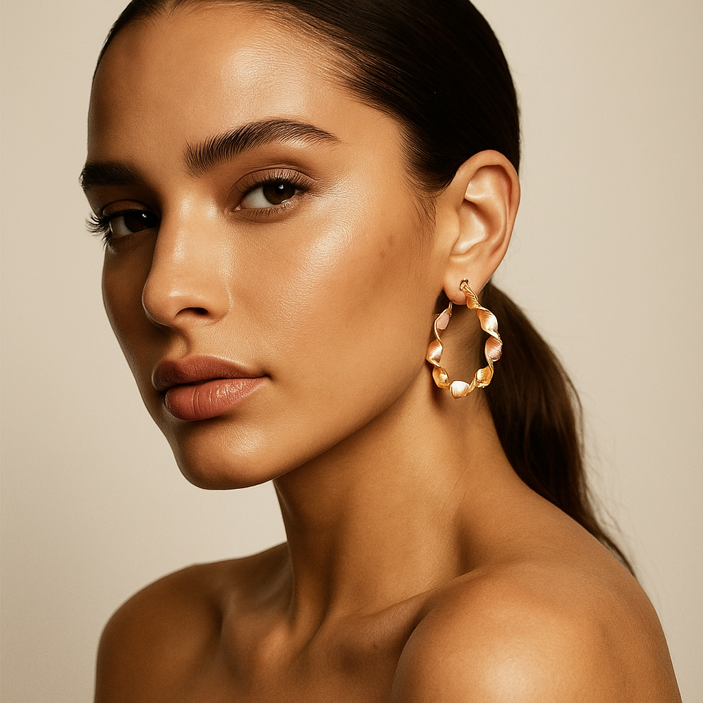 Twisted Hoop Earrings