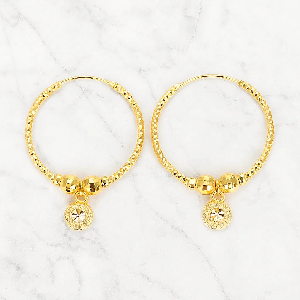 Sahara Gold Hoops