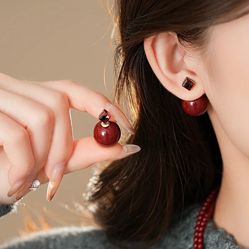 Red Heart Earrings