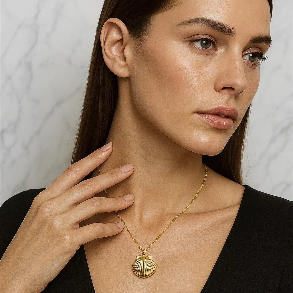 Gold Shell Necklace