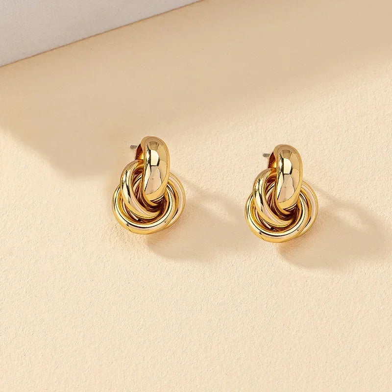 Knotted Stud Earrings