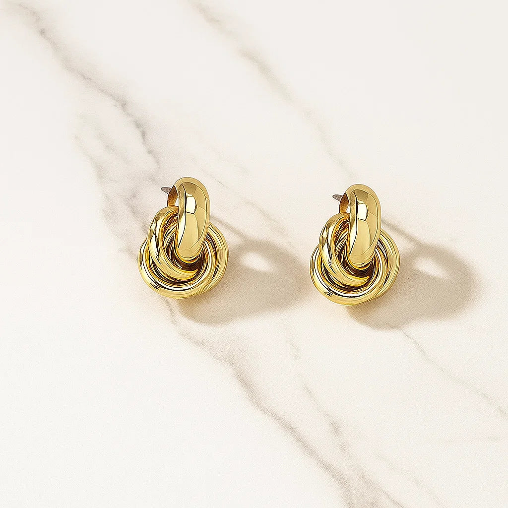 Knotted Stud Earrings
