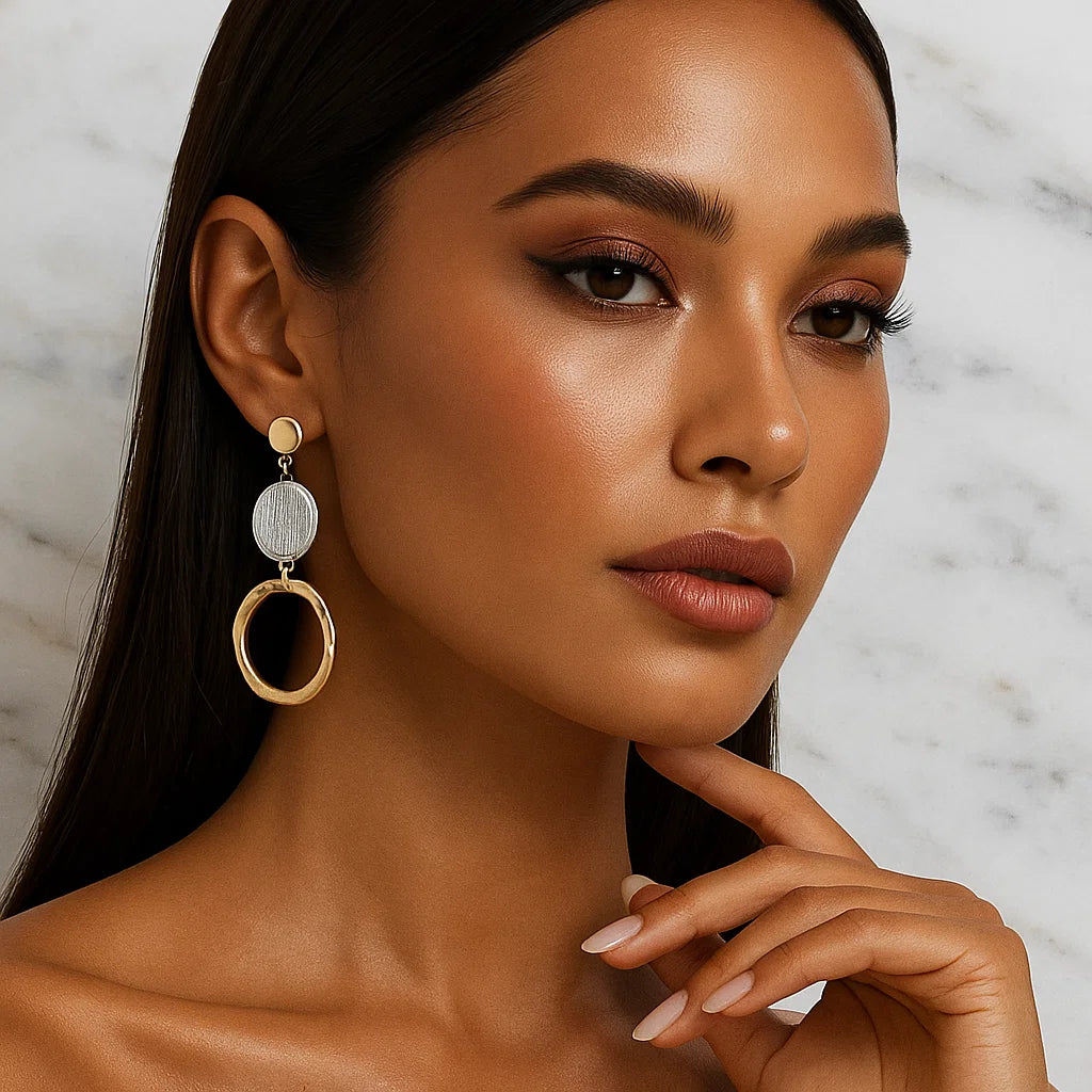 Hollow Circle Earrings