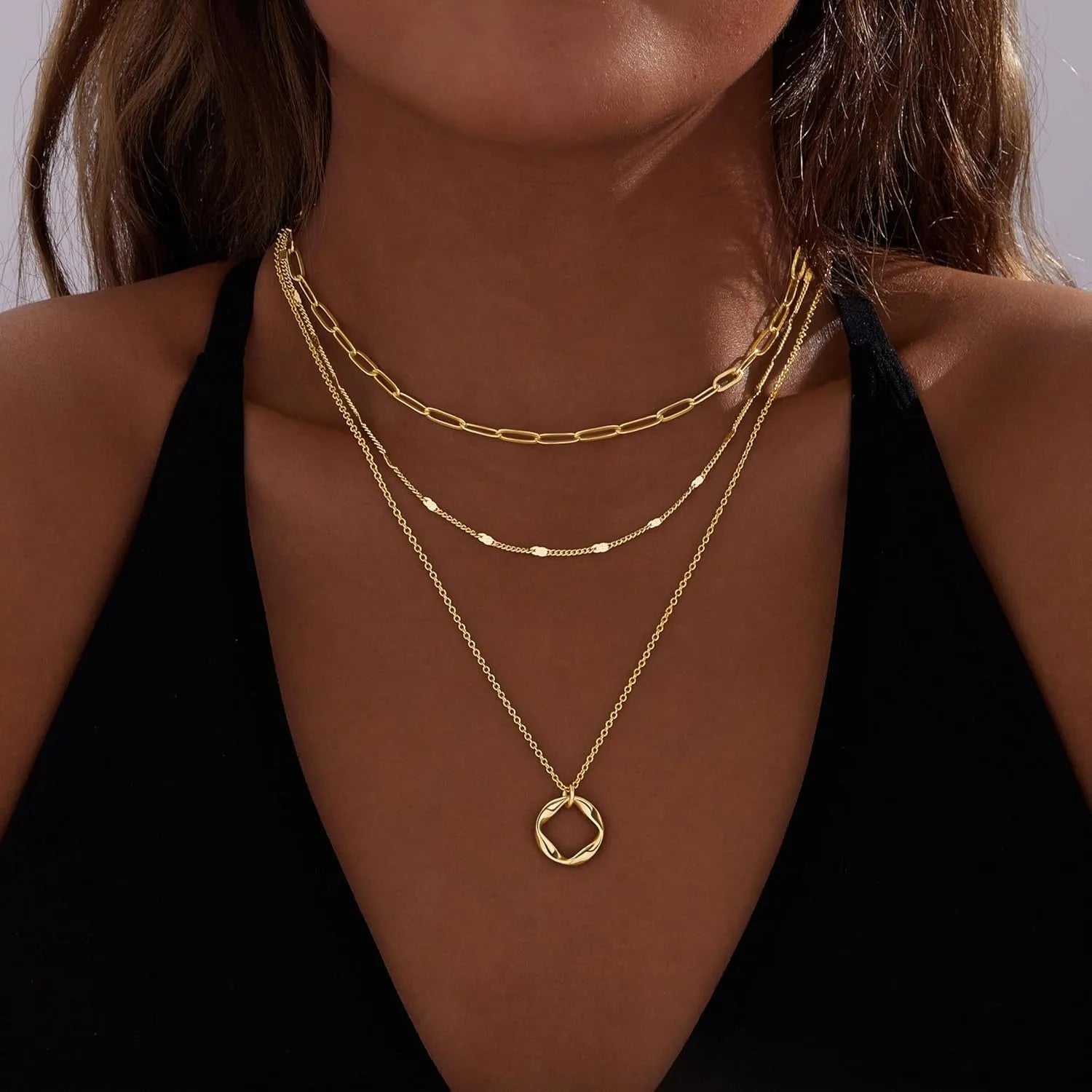 Stacked Gold Necklaces