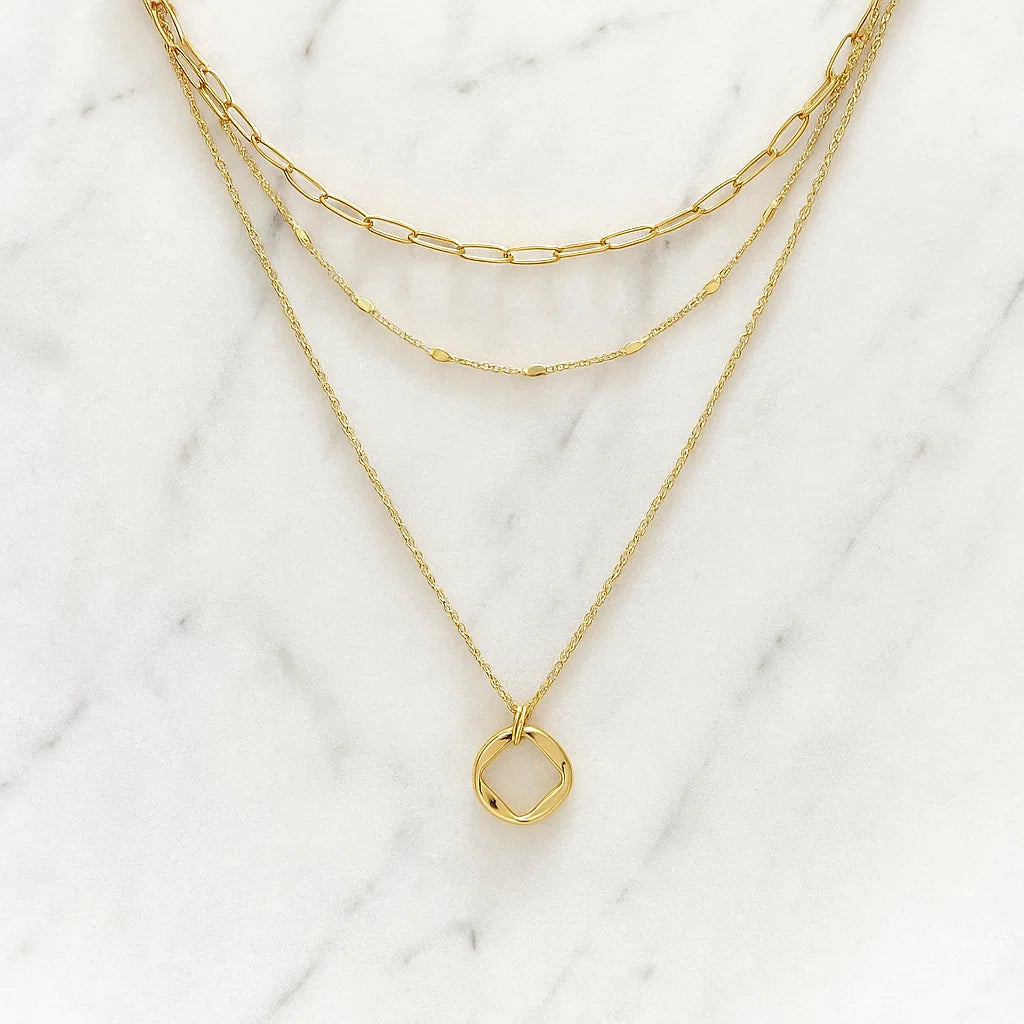 Stacked Gold Necklaces