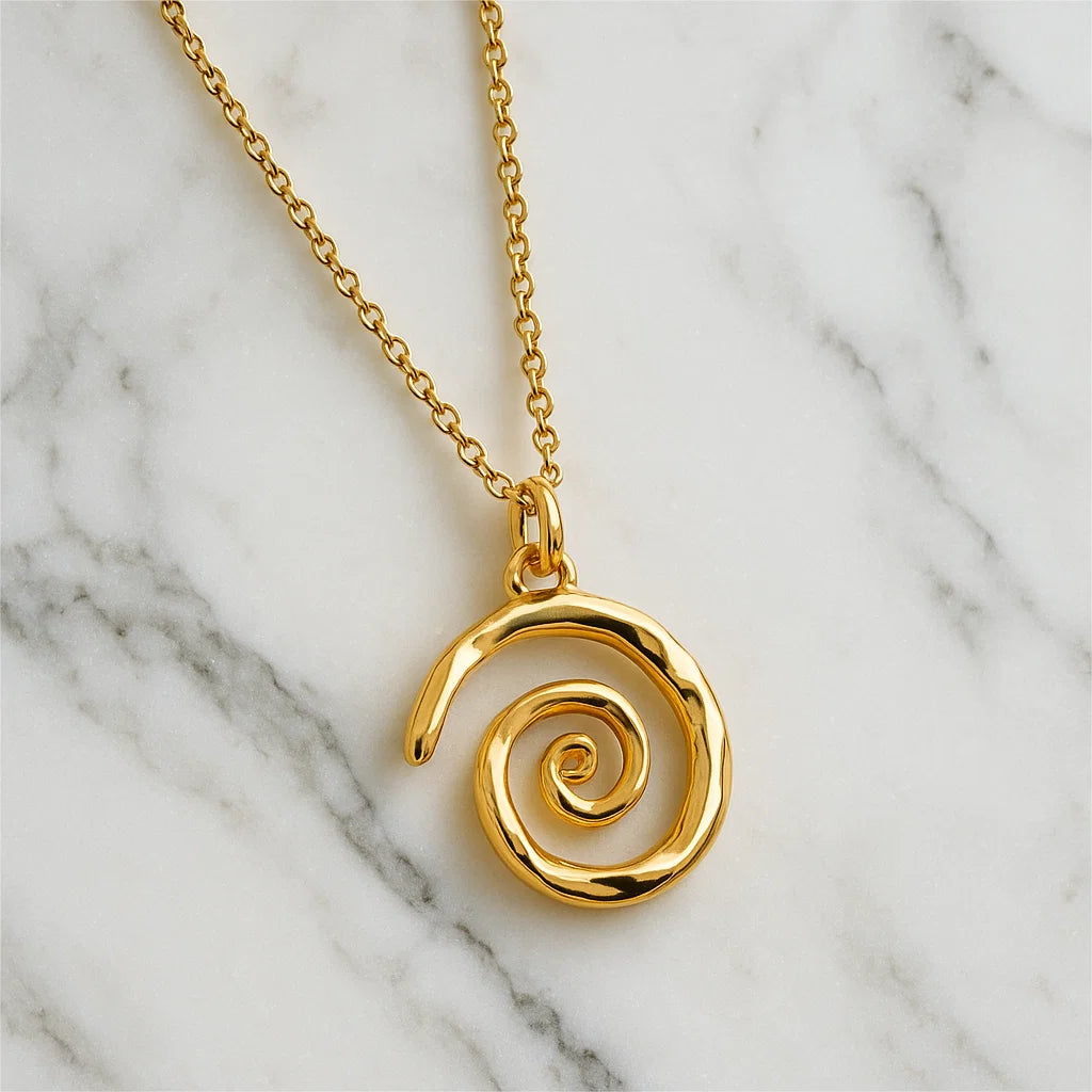 Golden Spiral Necklace