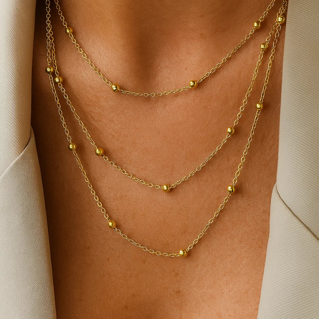 Golden Drops Necklaces