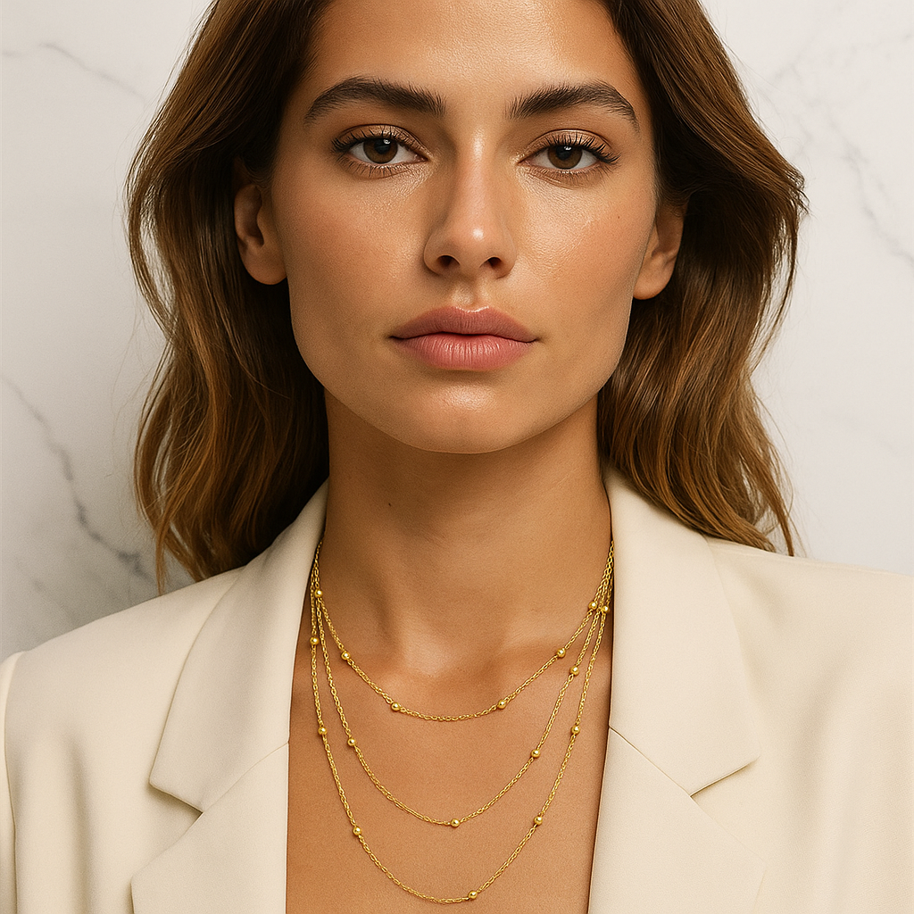 Golden Drops Necklaces