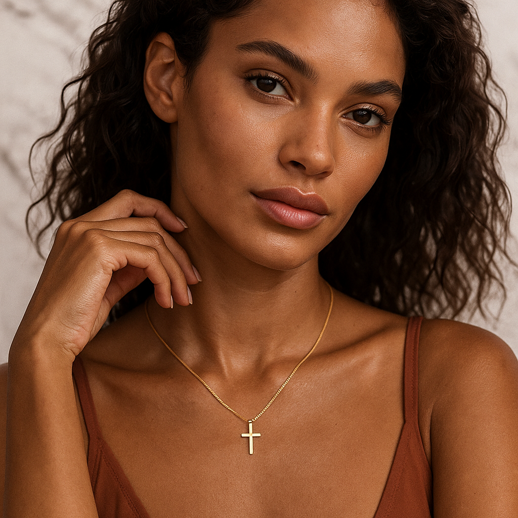 Gold Cross Necklace