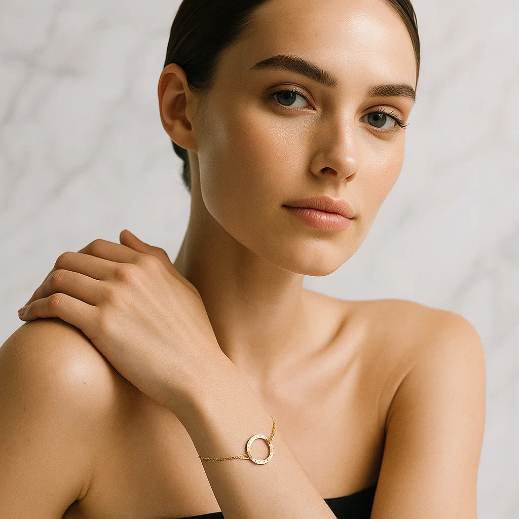 Dalia Gold Hoop Bracelet