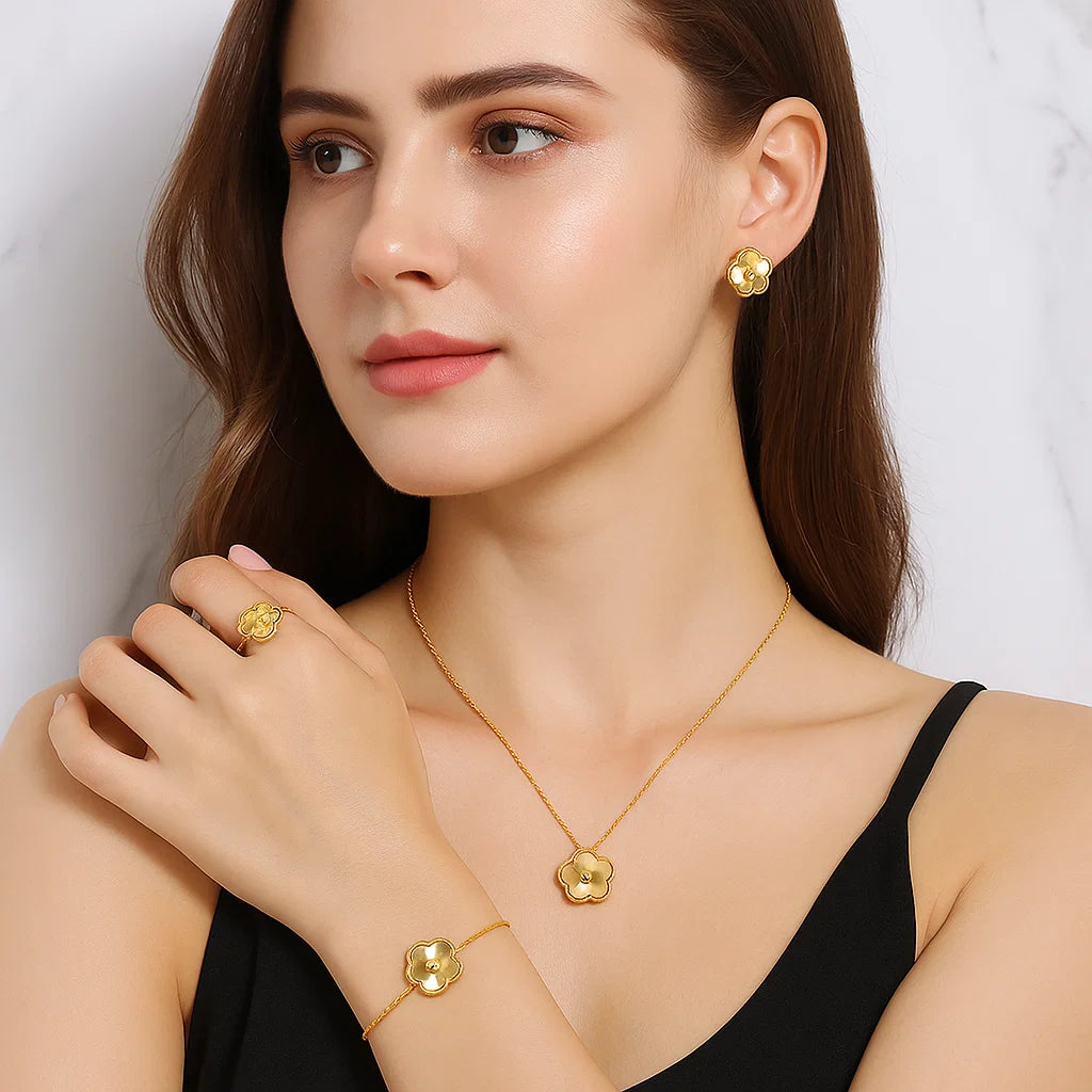 Gold Flower Set