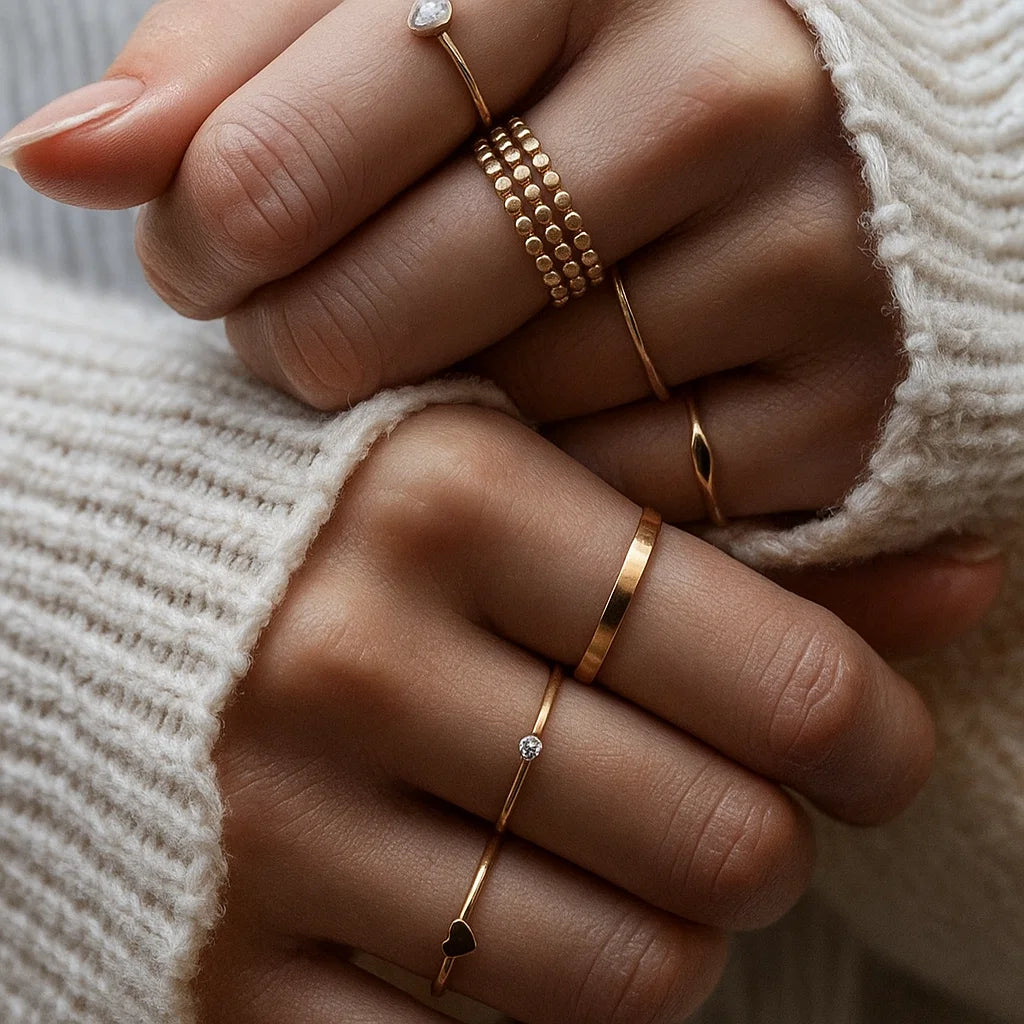 Boho Ring Set